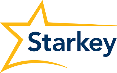 Starkey logo. Starkey logo.