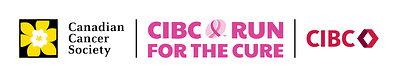 Canadian Cancer Society CIBC Run for the Cure logo Canadian Cancer Society CIBC Run for the Cure logo