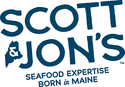 Scott & Jon's updated logo enhances readability and hints at Maine heritage.