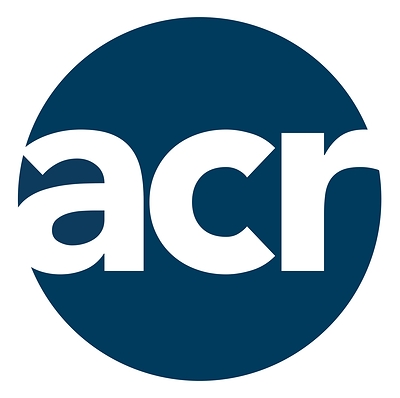 The new ACR company logo features a modern, circular design with the letters "acr" prominently displayed in the center.