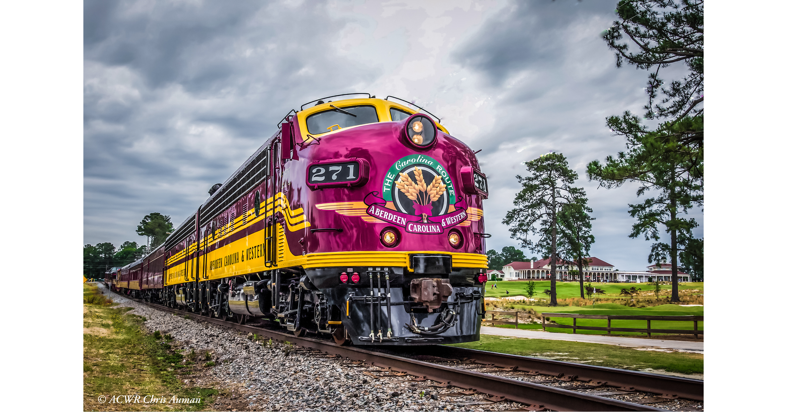 ALL ABOARD: THE MAGENTA TRAIN ARRIVES IN CHARLOTTE