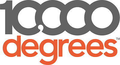 10,000 Degrees Logo: College Graduates Who Change the World