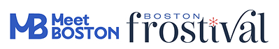 Meet Boston x Boston Frostival logo Meet Boston x Boston Frostival logo