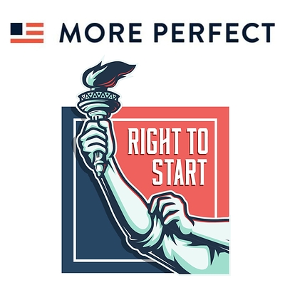More Perfect and Right To Start logo