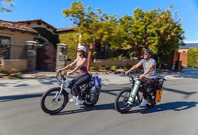55 lbs. 500 lb payload. 48+ miles of range. The MG Cargo carries more, weighs less, and fits where other cargo bikes don't.