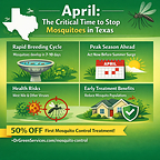 Dr. Green Services Advises Texas Homeowners: April Is the Critical Window to Stop Mosquito Populations Before Peak Season