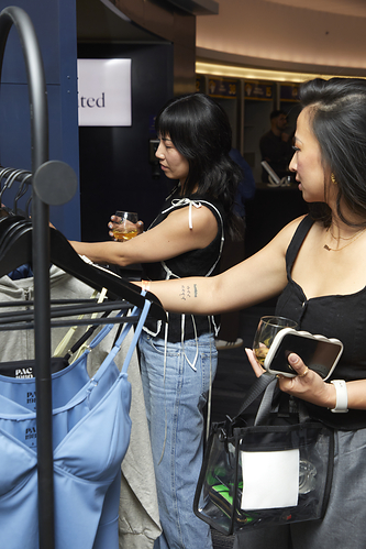 Pacsun hosted an exclusive event on Friday, April 24 inside the Los Angeles Rams locker room at SoFi Stadium. Pacsun hosted an exclusive event on Friday, April 24 inside the Los Angeles Rams locker room at SoFi Stadium.