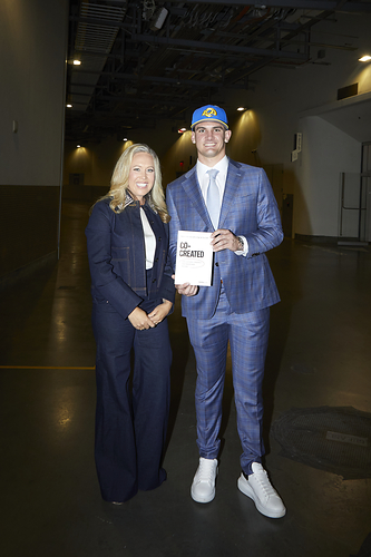 Pacsun hosted an exclusive event on Friday, April 24 inside the Los Angeles Rams locker room at SoFi Stadium. Pacsun hosted an exclusive event on Friday, April 24 inside the Los Angeles Rams locker room at SoFi Stadium.
