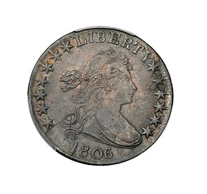 Fine Example of an 1806/5 Bust Half Dollar Coin Earns a $67,650 Payday at Morphy's $1.2M Premier Coins Auction