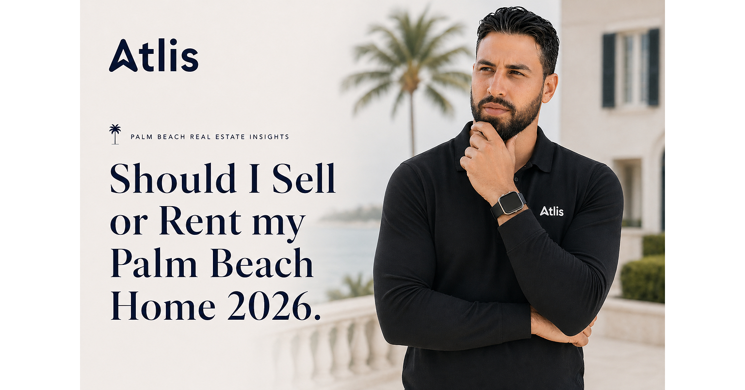 Palm Beach County Accidental Landlords Surge as Unsold Homes Convert to Rentals -- Atlis Property Management Releases 2026 Local Market Analysis