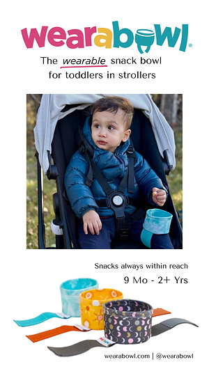 wearabowl® Introduces the First Wearable Snack Bowl for Toddlers Learning to Self-Feed While Buckled In and On the Go