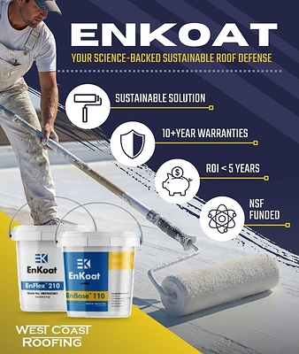 <em>West</em> Coast Roofing Announces Exclusive Availability of IntelliKoat™ Advanced Roof Coating in Arizona
