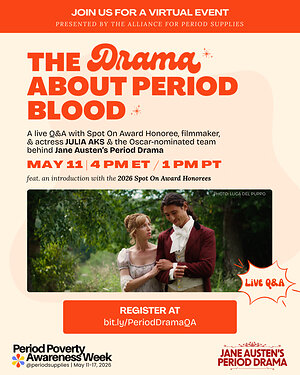 Period Poverty Awareness Week 2026 Features the Debut of the "Spot On Awards" Honoring Seven Women Changing Societal Taboos Related to Menstruation