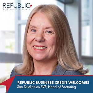 Sue Duckett Joins Republic Business Credit as Executive Vice President, Head of Factoring