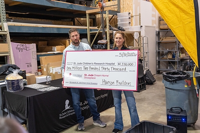 Hanson Builders Hosts Check-Signing Finale Event for St. Jude Dream Home® Showplace