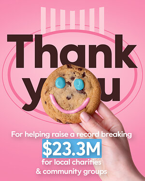 Tim Hortons® Smile Cookie® campaign raises record-breaking $23.3 million for local charities and community groups for its 30th anniversary