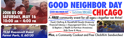 Living Word Christian Center Rallies Chicagoland Communities to Meet Real Needs With Real <em>Love</em> on Good Neighbor Day