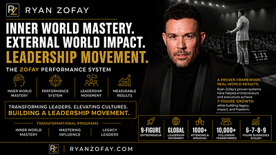 Entrepreneurs Turn To Ryan Zofay's "Inner World Mastery Performance System" as the Trending Framework Gains National Momentum