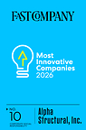 Alpha Structural Named to Fast Company's Most Innovative Companies List for 2026