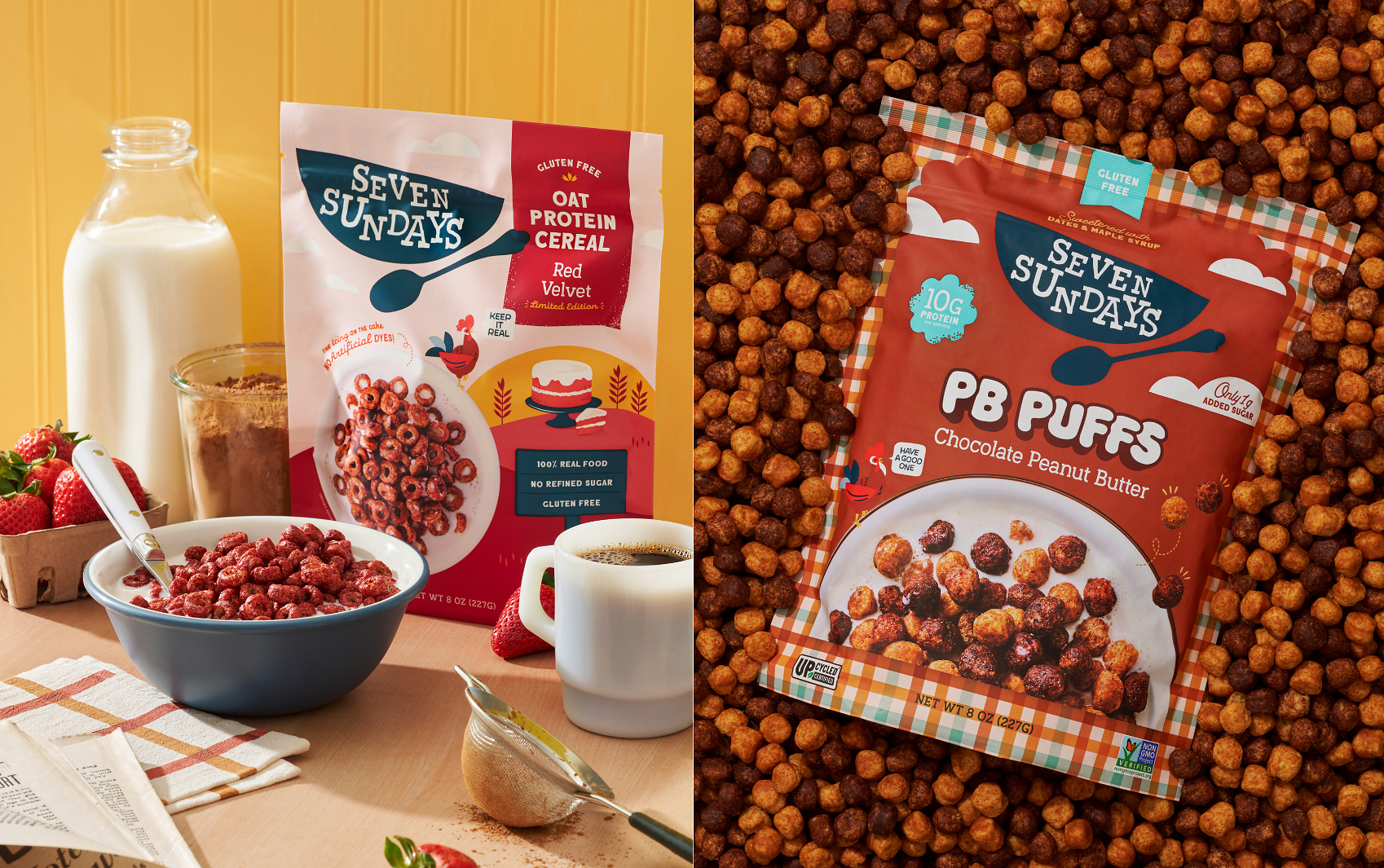 Seven Sundays Brings a Better Bowl to Target with New PB Puffs and Exclusive Dye-Free Cereal