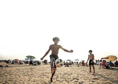 Recreation on the beach