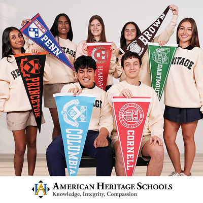 American Heritage Schools Celebrates Class of 2026 for Earning Coast-to-Coast Acceptances to the Nation's Top Universities