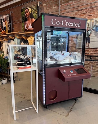 Throughout the day, hundreds of guests visited the store to meet Olson, discuss the book, and have copies signed, while a live DJ set, coffee and matcha stand, and curated giveaway moments added to the atmosphere.