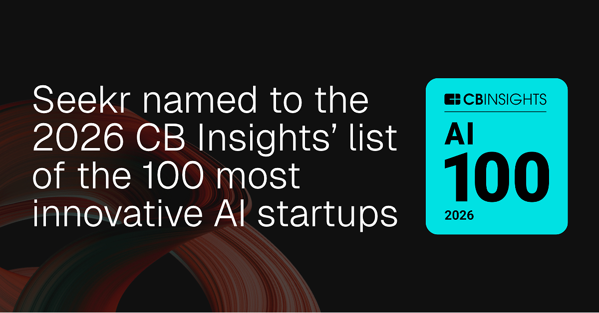 Seekr Named to CB Insights AI 100 List of Most Promising AI Companies