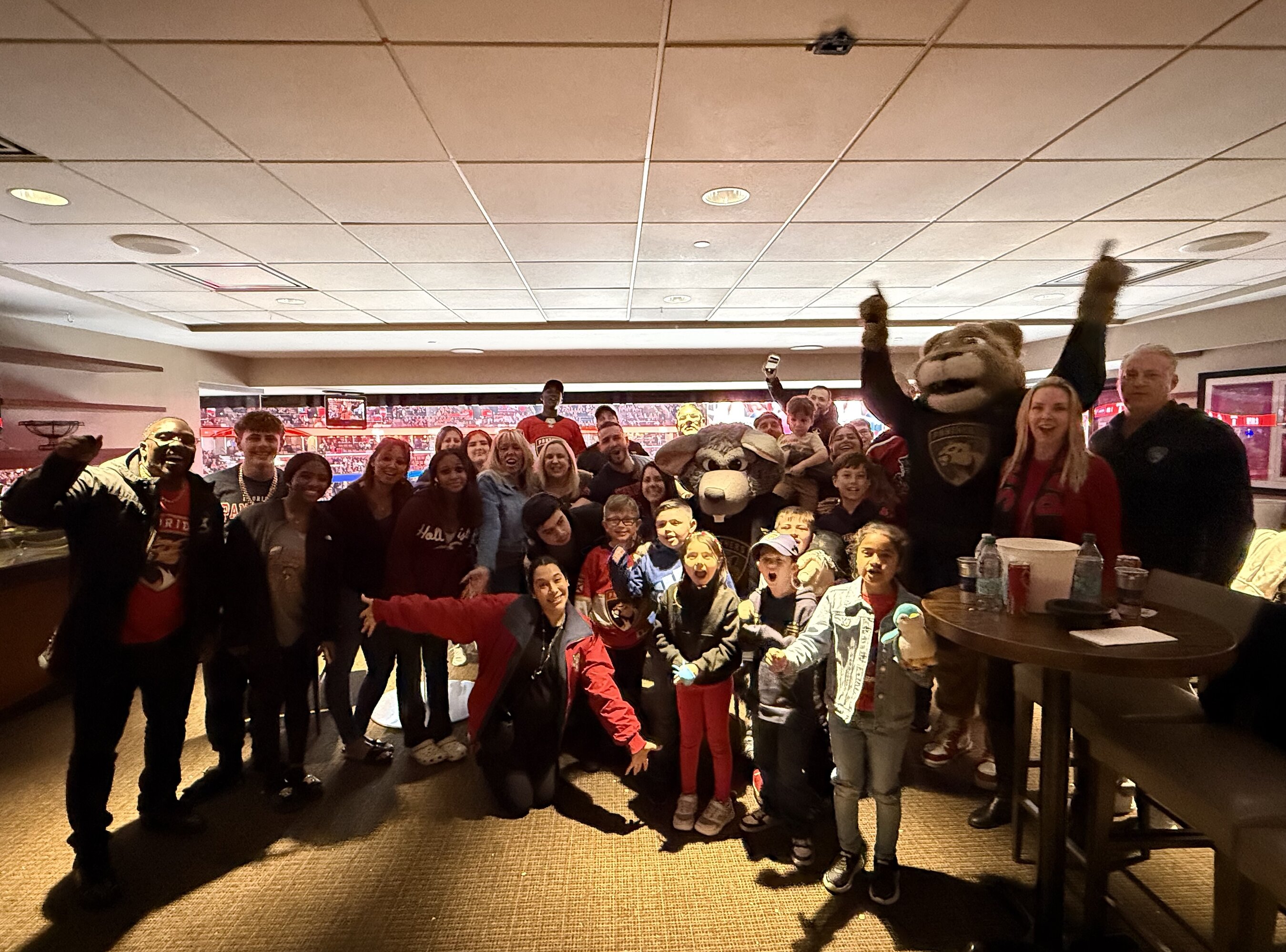 Broward Sheriff's Advisory Council Hosts Families of Fallen Heroes for Special Florida Panthers Hockey Suite Experience