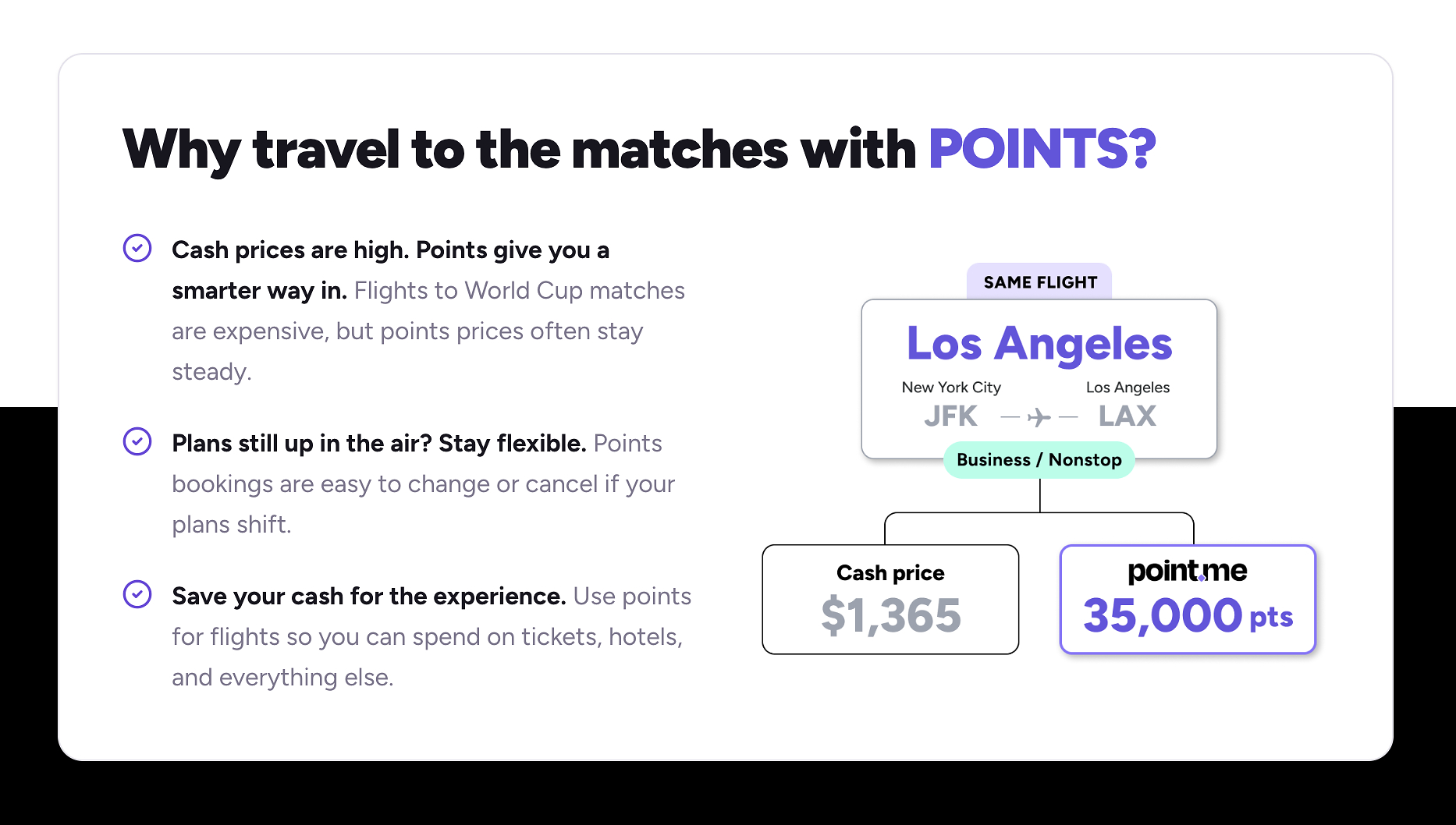 point.me Launches Travel Hub to Help Fans Find Award Flights and Experiences for Soccer's Biggest Event