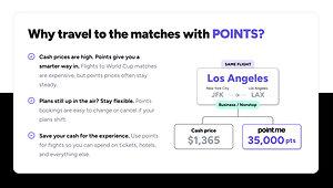 point.me Launches Travel Hub to Help Fans Find Award Flights and Experiences for Soccer's Biggest Event