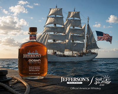 Jefferson's Bourbon Named Official American Whiskey of Sail4th 250
