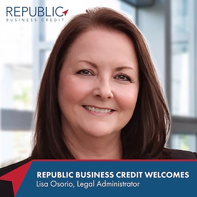 Lisa Osorio Joins Republic Business Credit as Legal Administrator