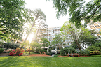 Canterbury Court has a 14-acre campus, featuring lush gardens, and more than a mile of walking trails.