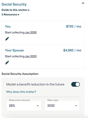 Social Security modeling