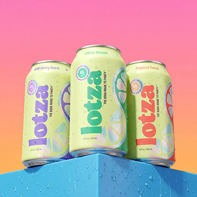 Lotza Ushers in a Bold New Era of Celebration With the First-Ever Soda Made to Party™