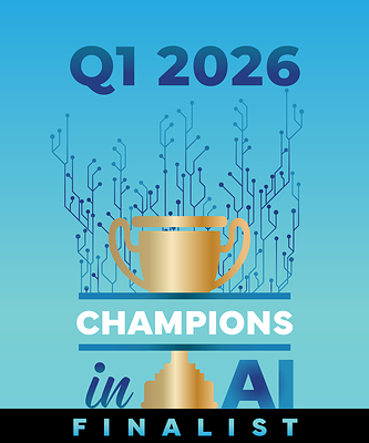 Champions in AI Q1 2026 finalist logo
