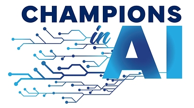 Champions in AI business awards program logo
