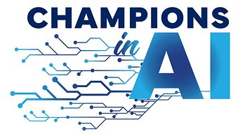 Champions in AI business awards program logo