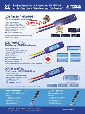 Siborg Tweezers Meter Delivers Benchtop LCR Accuracy at a Fraction of the Cost