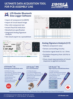 LCR-Reader Bluetooth Data Logger Software