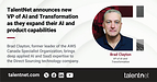 TalentNet announces new VP of AI and Transformation as they expand their AI and product capabilities