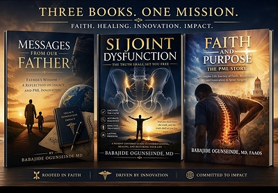 Harvard-Trained Spine Surgeon Dr. Babajide Ogunseinde Expands PML Mastery Ecosystem With Release of New PML Book Trilogy