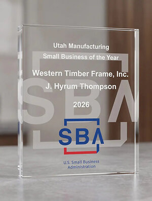 SBA Names Western Timber Frame Utah's 2026 Manufacturing Small Business of the Year