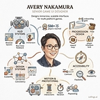 Job seekers can choose from eight different image styles for their Calling Card such as the Concept Map style pictured here..