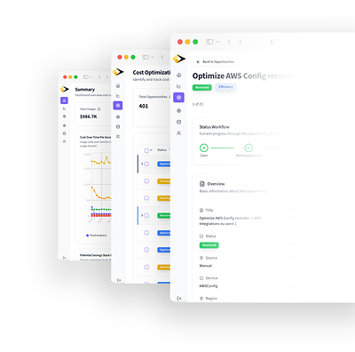 Stratusphere helps teams identify, approve, execute, and verify optimizations.