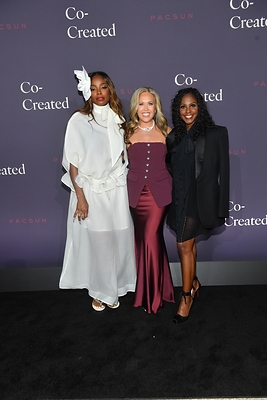 Tai Beauchamp, Brieane Olson, and Kimberly Evans Paige at the Co-Created book launch party at The Met.