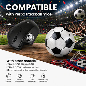 Perixx Brings World Cup Vibes to the Desktop with a Soccer Trackball