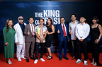 David Duong with Johnny Dang, Washington Ho, and VIP Guests at The King of Trash Red Carpet — Orange County