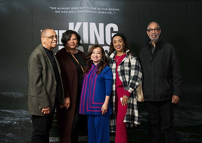 Kristina Duong and Former Oakland Mayor Elihu Harris at The King of Trash Private Screening